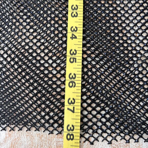 ASTR the Label Mimi Sparkly Mesh Midi Skirt Elegant Black Large NWT - Picture 3 of 6